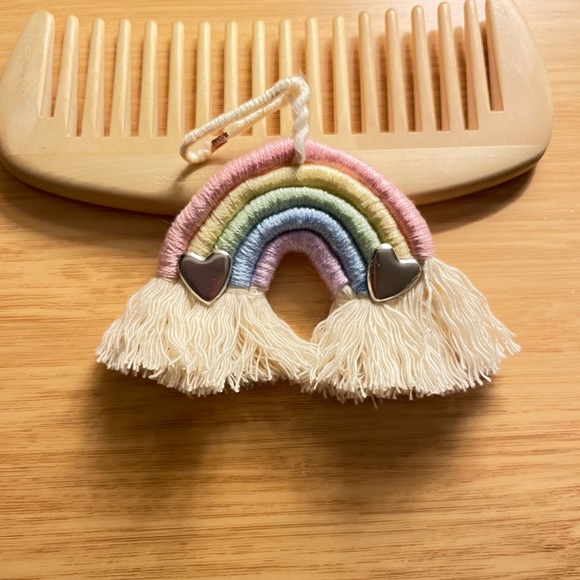 Handmade keychain, embroidery pendant - Picture 3 of 4